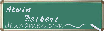 Alwin Weipert Visitenkarte